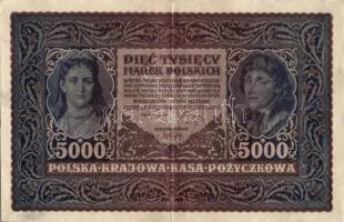 Lengyelország 1920. 5000M (4x) T:III,III/IV