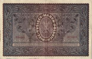 Lengyelország 1920. 5000M (4x) T:III,III/IV