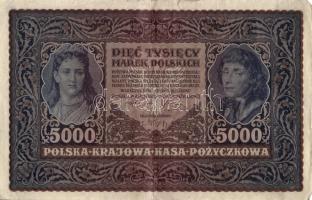 Lengyelország 1920. 5000M (4x) T:III,III/IV