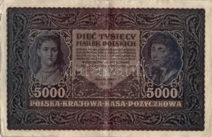 Lengyelország 1920. 5000M (4x) T:III,III/IV