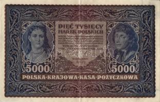 Lengyelország 1920. 5000M (3x) T:II,II-