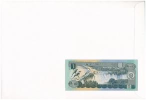 Etiópia 1976. 1B, felbélyegzett borítékban, bélyegzéssel T:1 Ethiopia 1976. 1 Birr in envelope with ...