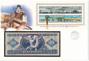 Magyarország 1980. 20Ft felbélyegzett borítékban, bélyegzéssel T:I Hungary 1980. 20 Forint in envelope with stamp and cancellation C:UNC