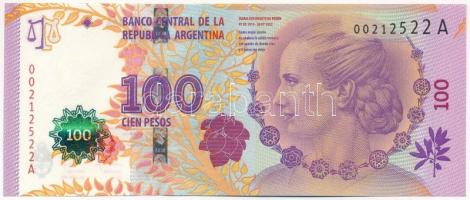 Argentína 2012. 100P 00212522 A T:I Argentina 2012. 100 Pesos 00212522 A C:UNC Krause P#358