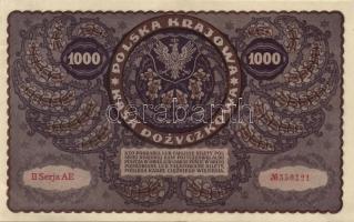 Lengyelország 1919. 1000M (2x) egymásutáni sorszámokkal T:II