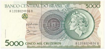 Brazília 1990. 5000C "A 1359024836 B" T:I- Brazil 1990. 5000 Cruzeiros "A 1359024836 B" C:AU Krause P#227