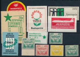 26 db eszperantó levélzáró