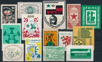 26 db eszperantó levélzáró