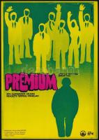 1976 Prémium c. szovjet film, MOKÉP-MAHIR villamosplakát, 23,5x17 cm