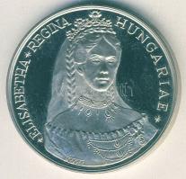 1987. "MÉE-Erzsébet királyné" Ag emlékérem 36,7g. Szign:Kekri T:PP