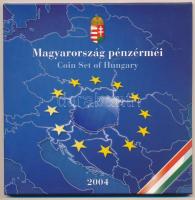 2004. 1Ft-100Ft (8xklf) forgalmi sor szettben, benne 2004. 50Ft "Magyarország az EU tagja" T:PP Adamo FO38.1