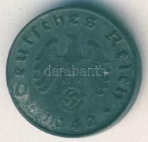 Német 3. Birodalom 1942B 10Pf Zn T:3+