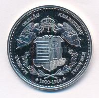 DN "Magyarország Keresztény Királyai / Vencel/V.László 1301-1305" Ag emlékérem (20,20g/0.3...