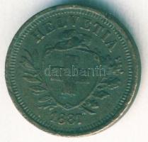 Svájc 1887. 1R T:3- kis ph