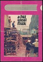 1969 A Pál utcai fiúk c. magyar-amerikai film ismertetője (rendezte: Fábri Zoltán), színes képekkel illusztrált, hajtásnyomokkal, 4 p.