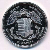 DN "Magyarország Keresztény Királyai / II. László 1162-1163" Ag emlékérem (20,10g/0.333/38...