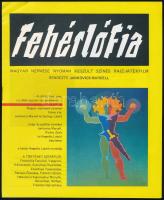 1981 A Fehérlófia c. magyar rajzfilm ismertetője (rendezte: Jankovics Marcell), színes képekkel illusztrált, 8 p.