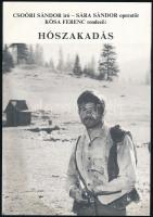 cca 1974 A Hószakadás c. magyar film ismertetője (Csoóri Sándor-Sára Sándor-Kósa Ferenc), MOKÉP reklámnyomtatvány, kétoldalas