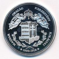 DN "Magyarország Keresztény Királyai / III. Károly 1711-1740" Ag emlékérem (20g/0.333/38mm...