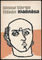 Ilosvai Varga István (1895-1978) magyar festőművész sajátkezű aláírása a szentendrei Ferenczy Múzeumban 1959-ben rendezett kiállításának katalógusában.