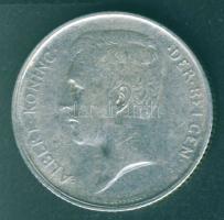 Belgium 1912. 1Fr Ag "Der Belgen/flamand variáns" T:3+