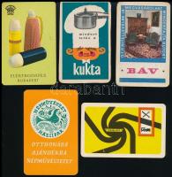 1965-1968 11 db reklám kártyanaptár