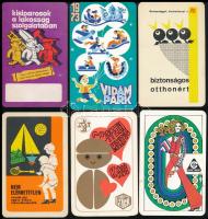 1966-1983 11 db reklám kártyanaptár