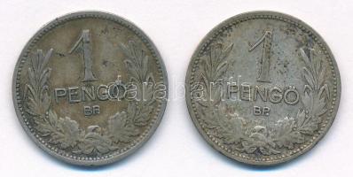 1926-1927. 1P Ag (2x) T:2- Adamo P6