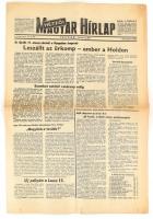 1969 Hétfői Magyar Hírlap, 1969. júl. 21. A címlapon: Az Apollo 11. utasai elérték a Nyugalom tengerét., 12 p.