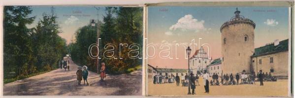 Lublin. Wysawnictwo Wl. Poniatowskiego w Lublinie - Leporello postcard booklet with 10 postcards
