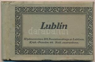 Lublin. Wysawnictwo Wl. Poniatowskiego w Lublinie - Leporello postcard booklet with 10 postcards