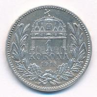 1915KB 1K Ag "Ferenc József" T:2 Adamo K5.1