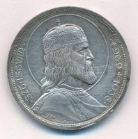 1938. 5P Ag "Szent István" T:2,2- patina, ph Adamo P8.1