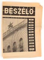 1989 Beszélő 1989. okt. 23. próbaszám, hajtott, gyűrődésnyomokkal.