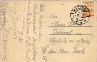 1938 Raggendorf, Kirche und Schule, Warthberg, Mühle, Schloss, Gross-Schweinbarther Strasse / church...