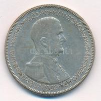 1930. 5P Ag "Horthy jobbra" T:1-,2 patina Adamo P8