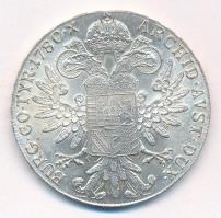 Ausztria 1780SF Tallér Ag "Mária Terézia" utánveret T:1- patina Austria 1780SF Thaler Ag &...