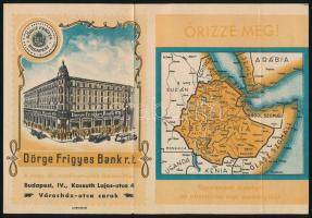 cca 1930 Dröge Frigyes sorsjegy reklám nyomtatvány, borítékkal