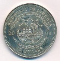 Libéria 2004. 10$ "Szabadság pillanatai - A spanyol flotta megsemmisítése 1588" multicolor...
