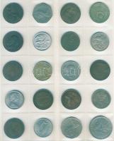 Nagyon változatos jó világpénz tétel, régi és új, sok tengerentúllal, benne 3. Birodalom, 958db fémp...