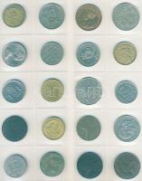 Nagyon változatos jó világpénz tétel, régi és új, sok tengerentúllal, benne 3. Birodalom, 958db fémp...
