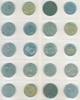 Nagyon változatos jó világpénz tétel, régi és új, sok tengerentúllal, benne 3. Birodalom, 958db fémp...