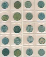 Nagyon változatos jó világpénz tétel, régi és új, sok tengerentúllal, benne 3. Birodalom, 958db fémp...