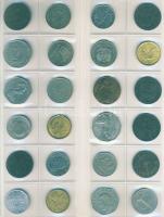 Nagyon változatos jó világpénz tétel, régi és új, sok tengerentúllal, benne 3. Birodalom, 958db fémp...