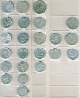 Nagyon változatos jó világpénz tétel, régi és új, sok tengerentúllal, benne 3. Birodalom, 958db fémp...