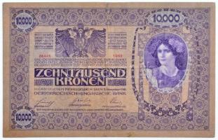 1918. 10.000K felülbélyegzés nélkül T:III restaurált
Hungary 1918. 10.000 Korona without overprint ...