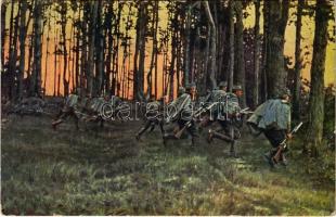 Sturmangriff von Ulanen in Bessarabien. Weltkrieg 1914-1916 / WWI Austro-Hungarian K.u.K. military (EK)