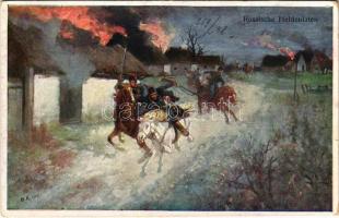 Russische Heldentaten / WWI Austro-Hungarian K.u.K. military art postcard. B.K.W.I. 259-48. (EK)