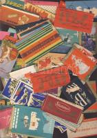 80 darabból álló csokicímke gyűjtemény