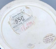 Török díszváza, kézzel festett porcelán, jelzés nélkül, m: 49,5cm. A tétel szerepelt a Műgyűjtők Gal...